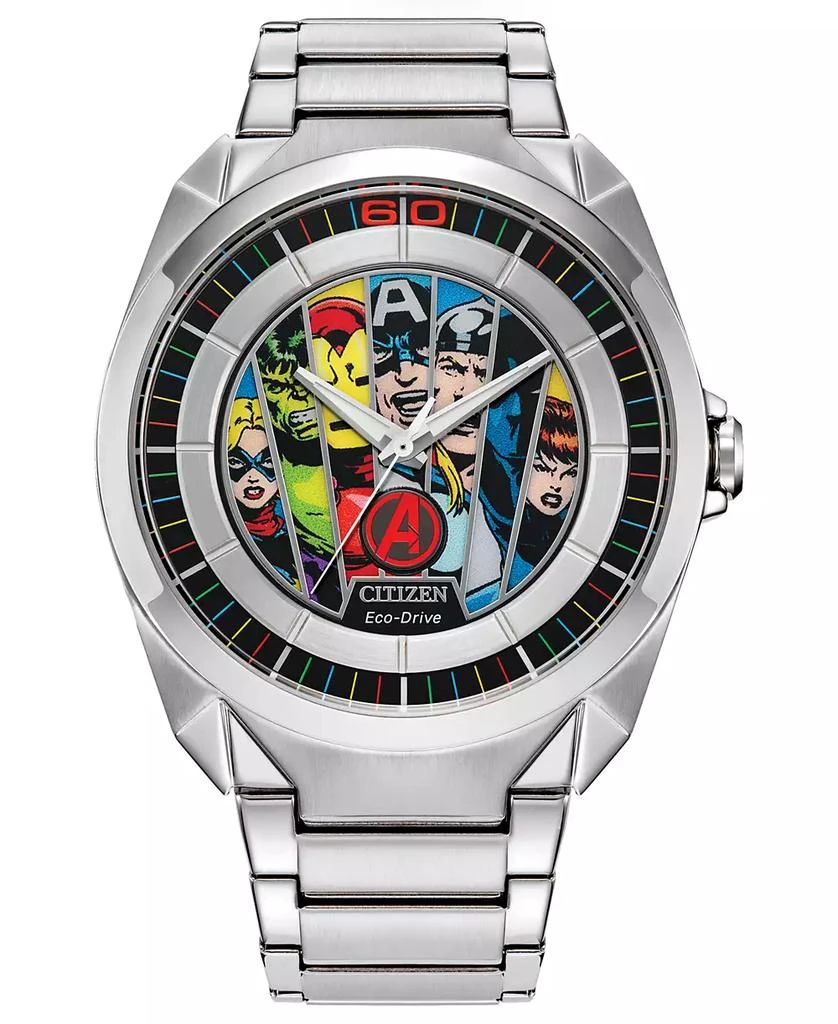 Citizen Eco-Drive Men's Marvel Classic Avengers Stainless Steel Bracelet Watch 43mm 4