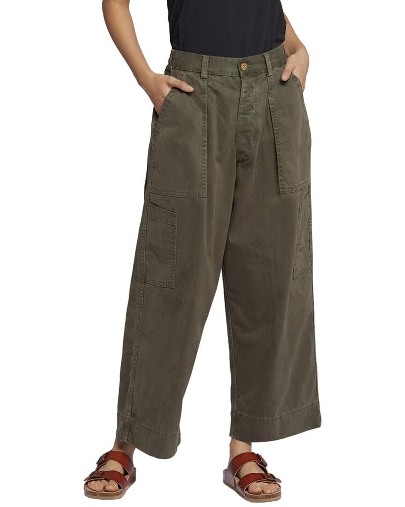 Current Elliott Current/Elliott The Spectrum Basil Crop Wide Leg Jean