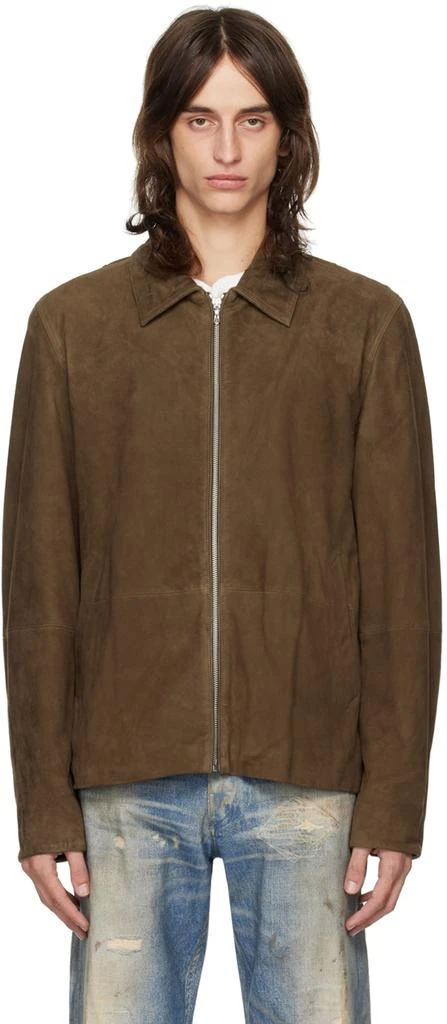 Brown Melrose Leather Jacket – On Sale Now with Up to 67% Off