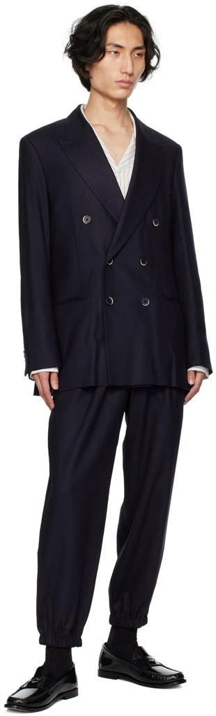 BARENA Navy Bosman Frare Blazer 4