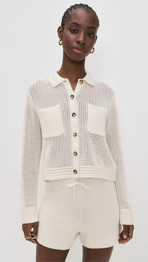 La Ligne Cropped Crochet Jane Jacket 6