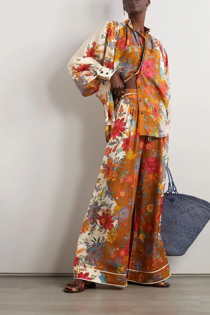 Zimmermann Ginger floral-print silk blouse 2