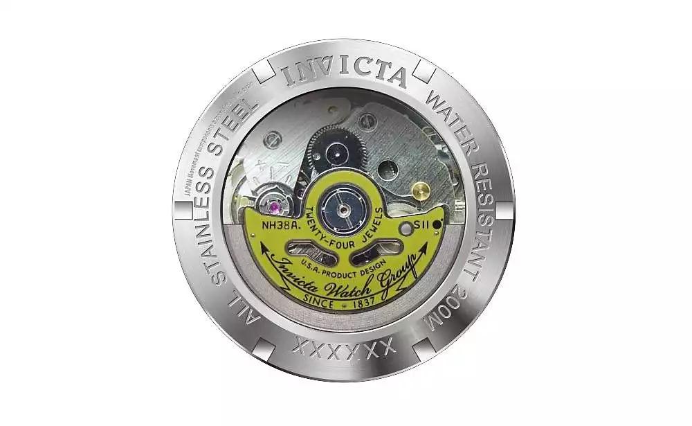 Invicta Men's 20436 Pro Diver Automatic 3 Hand Black Dial Watch