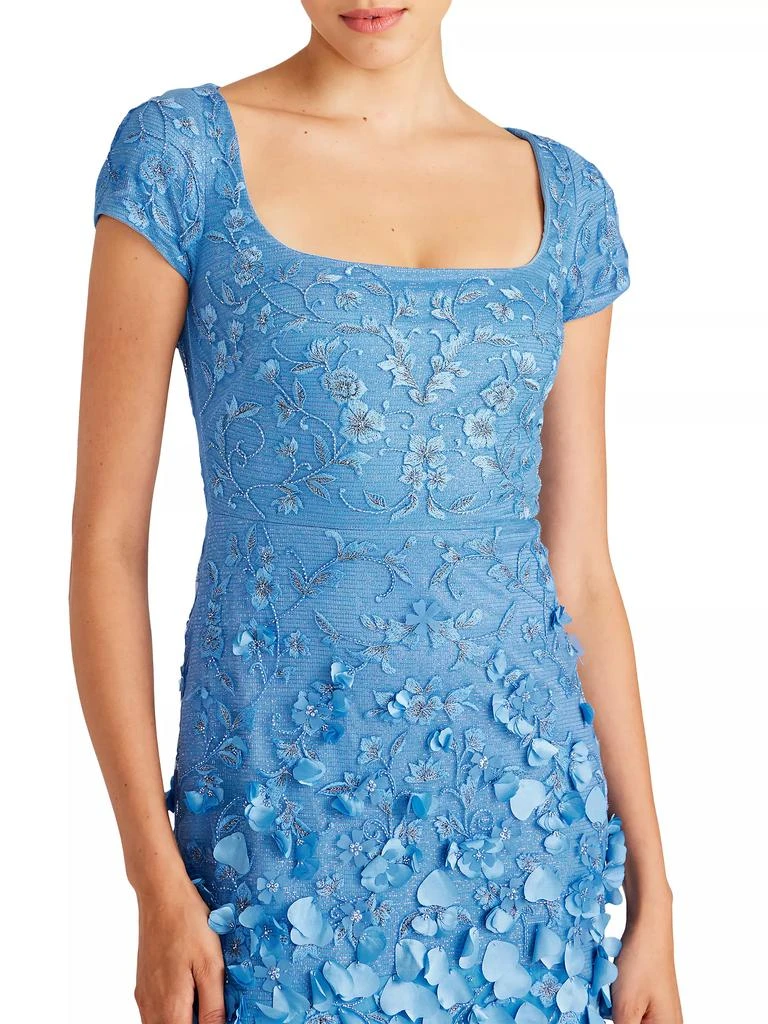 Theia Dawn Beaded Floral Gown 5