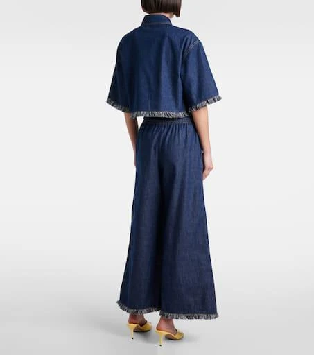 Zimmermann Rhiannon fringed denim shirt 3