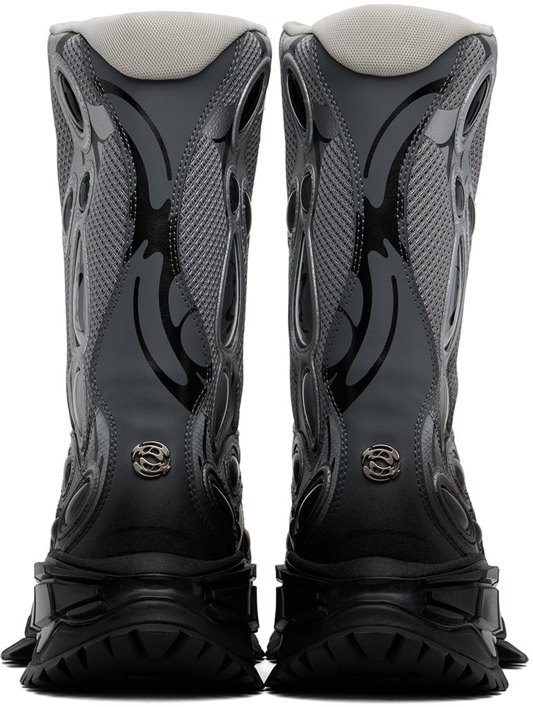 Rombaut Silver & Black Nucleo Boots - Boots - Free Shipping Rombaut Silver & Black Nucleo Boots - Boots - Free Shipping
