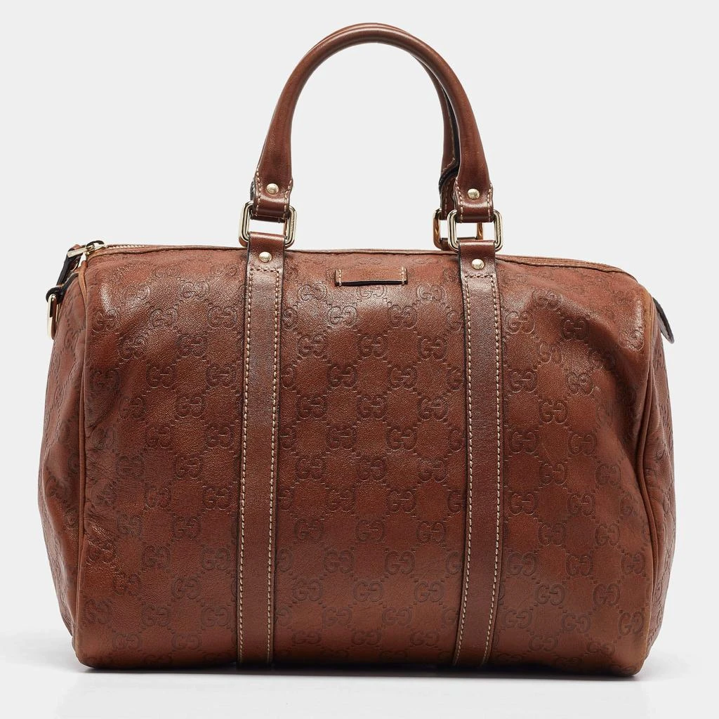 Gucci Gucci Brown Guccissima Leather Medium Joy Boston Bag 4