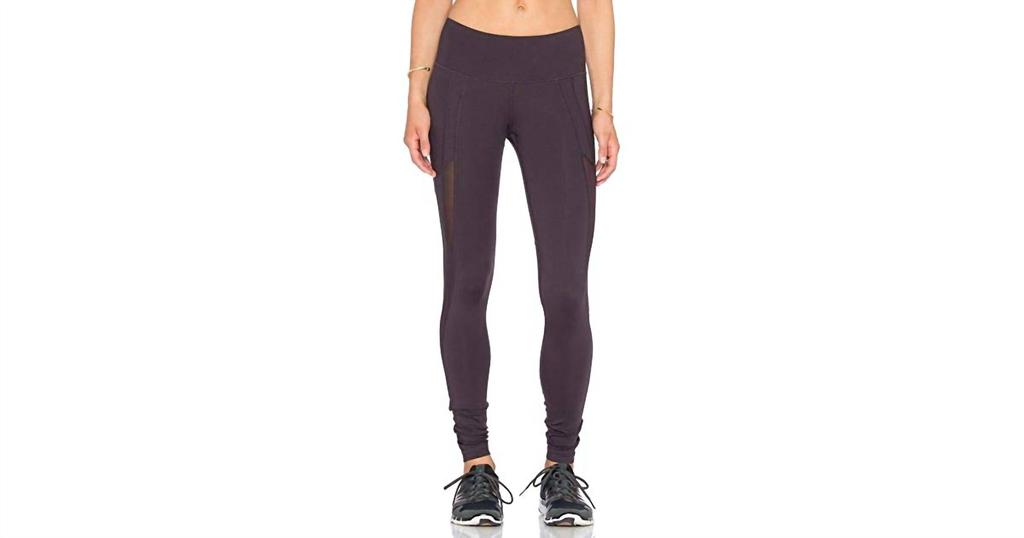 Vimmia WOMEN'S COMFORT FIT SEMI SHEER PANELS CHI LEGGINGS PANTS