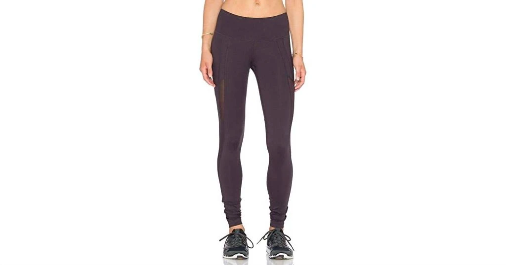 Vimmia WOMEN'S COMFORT FIT SEMI SHEER PANELS CHI LEGGINGS PANTS 1