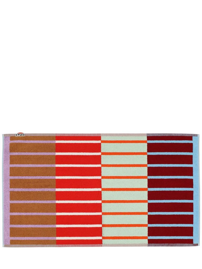 DUSEN DUSEN Copper Stripe Cotton Bathmat 1