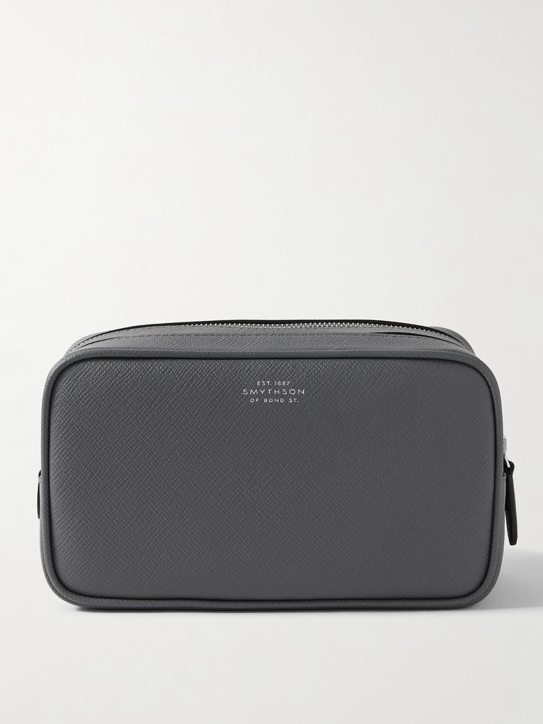 SMYTHSON Panama 纹理皮革化妆包