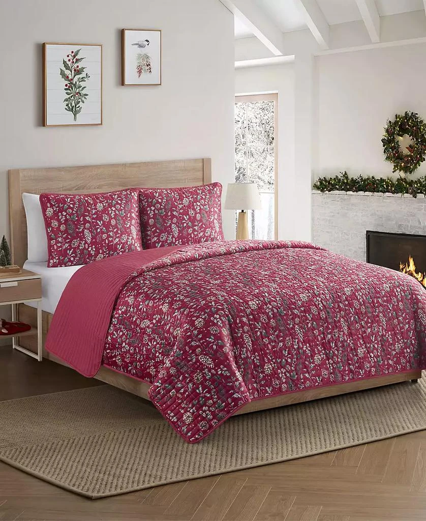Evergreen Ivy Gloria Charmeuse 2-Pc. Quilt Set 2