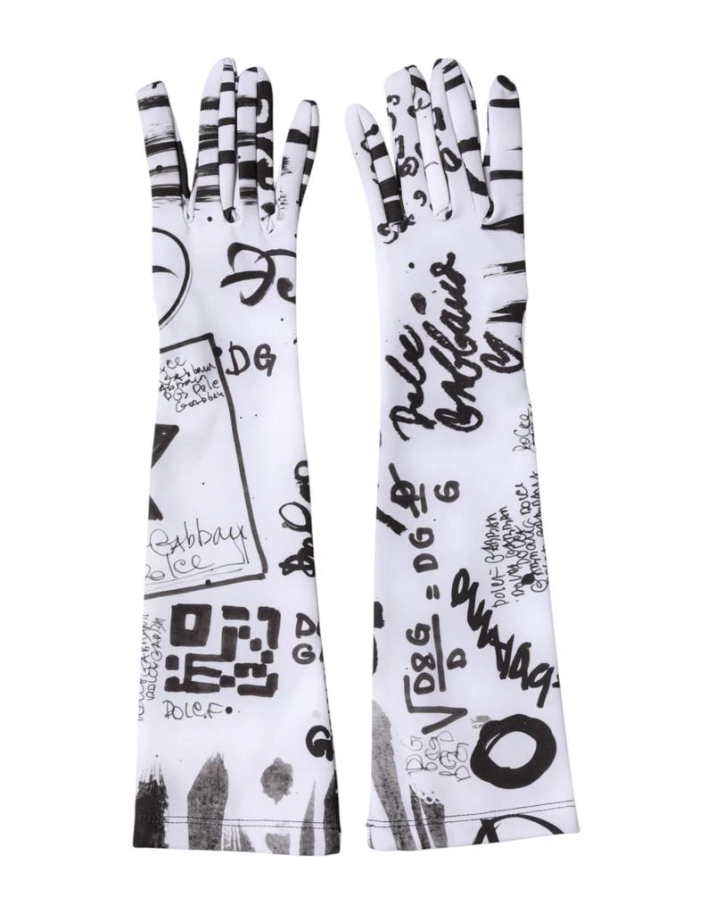 Dolce 
Gabbana DG Logo Elbow Length Mitten Women
s Gloves