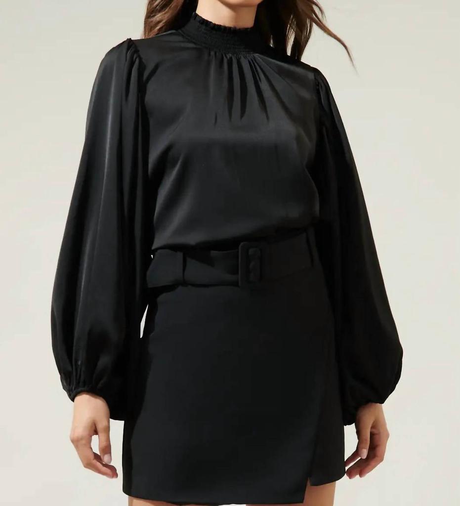 Sugarlips Sugarlips - Satin Blouse