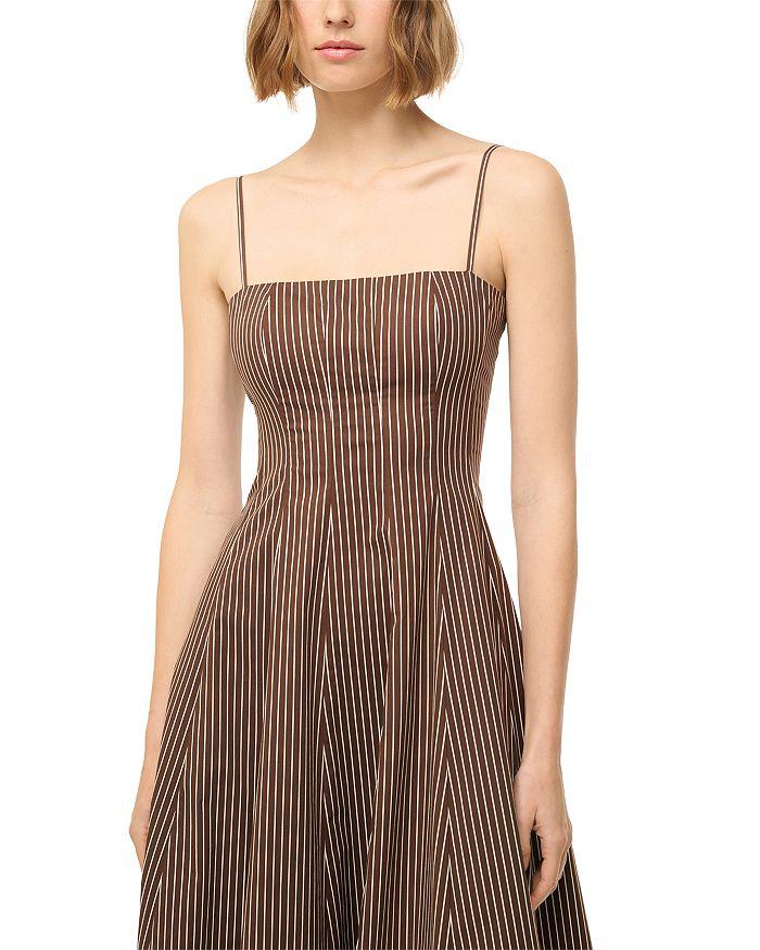 Staud Wylie Striped Midi Dress