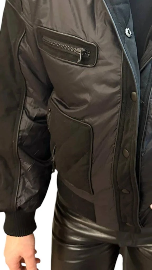 Central Park West Central Park West - Aubrey Mixed Media Puffer Jacket 3