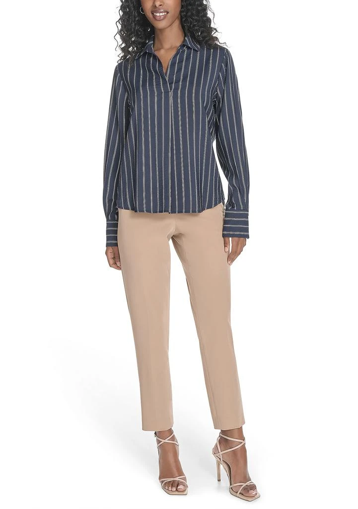 Tommy Hilfiger Women
s Long Sleeve Striped Popover Top 3