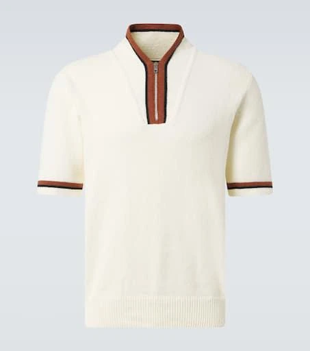 Dolce 
Gabbana Cotton-blend polo shirt 1