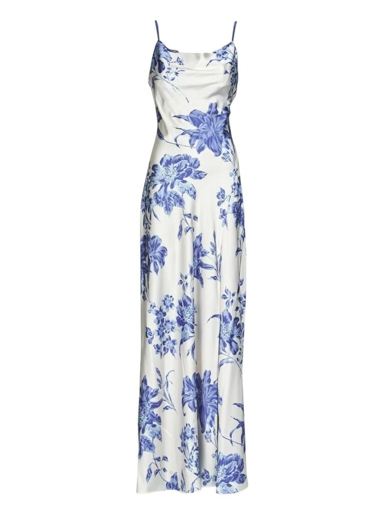 chinese dress ladies Guess Women's Sleeveless Nadira Maxi Dress, Midnight Lily Print Jet Black,  XS at Amazon Women's Clothing store