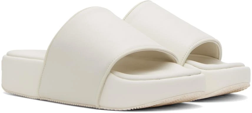 Y-3 Off-White Platform Slides 4