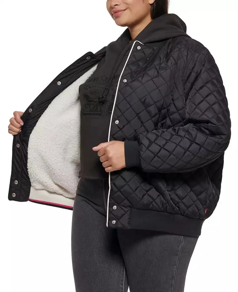 Levi's Plus Size Quilted Bomber Jacket 3
