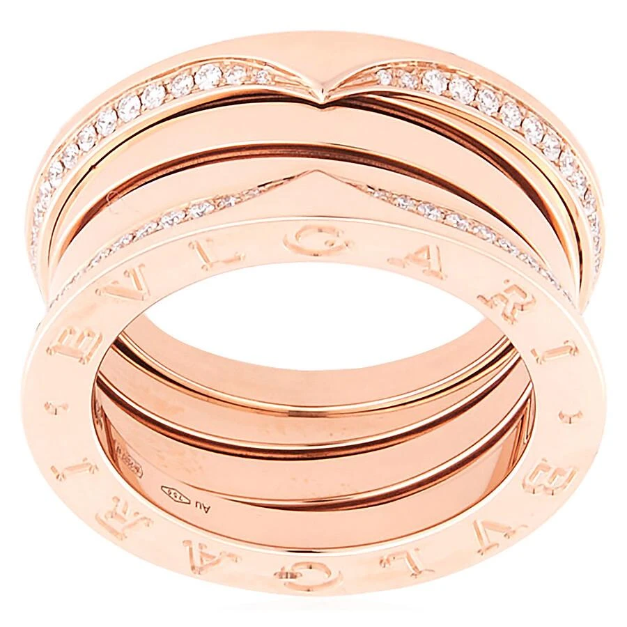BVLGARI B.Zero1 18 Kt Rose Gold Three-Band Ring 2