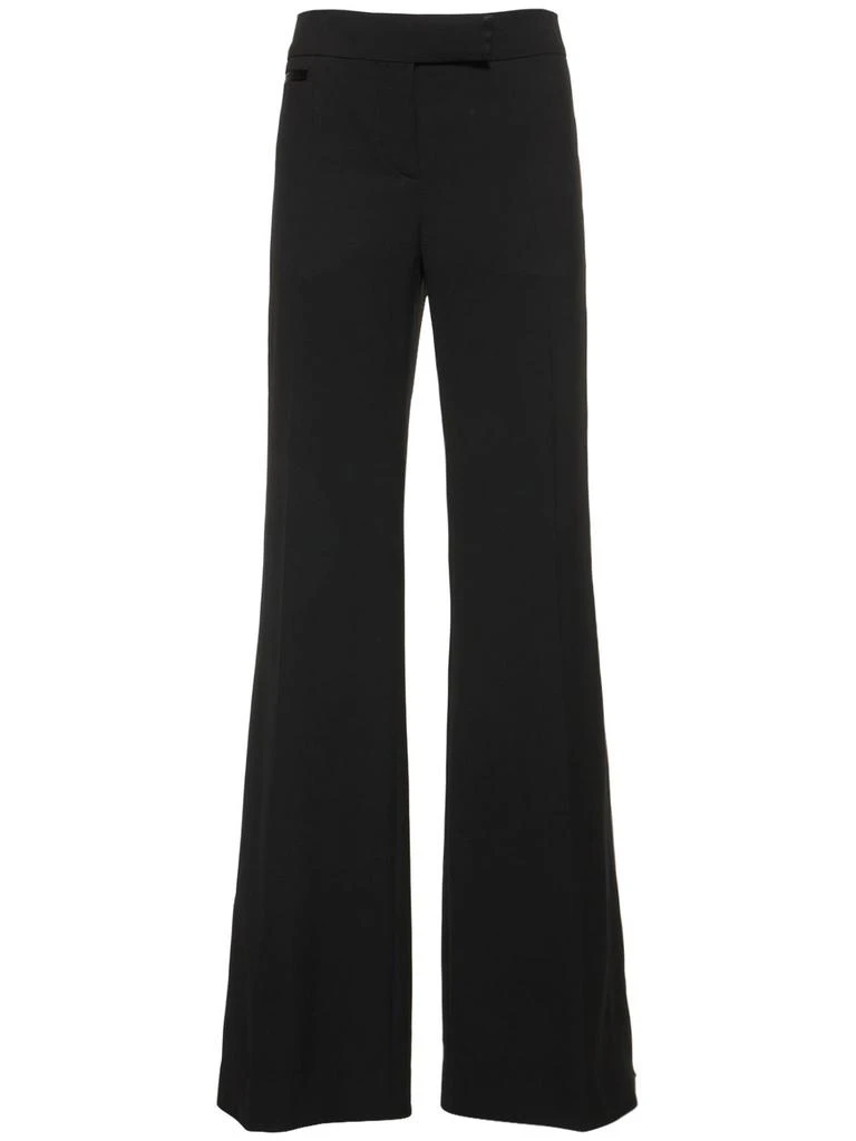 Tom Ford Wide Wool Tuxedo Pants 1