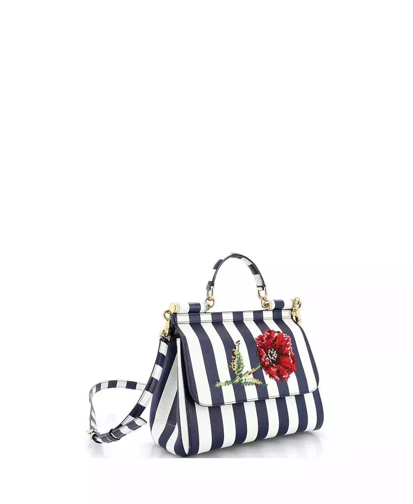 Pre-Owned Dolce 
Gabbana Medium Miss Sicily Bag Printed Leather 2