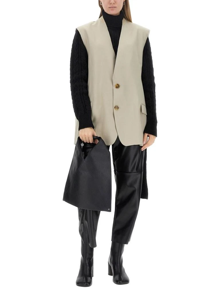 MM6 MM6 Maison Margiela V-Neck Sleeveless Vest 3