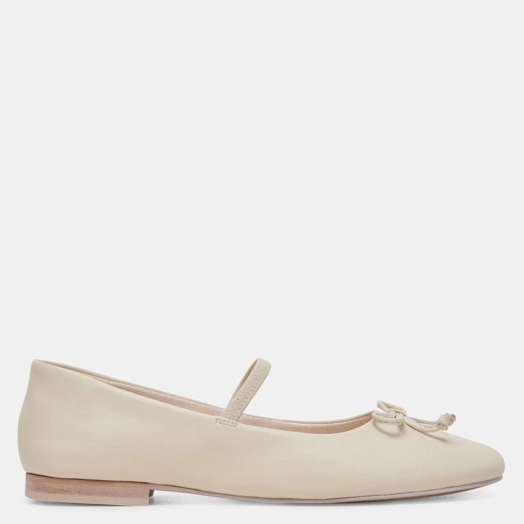 Dolce Vita Carin Ballet Flats Ivory Leather 1