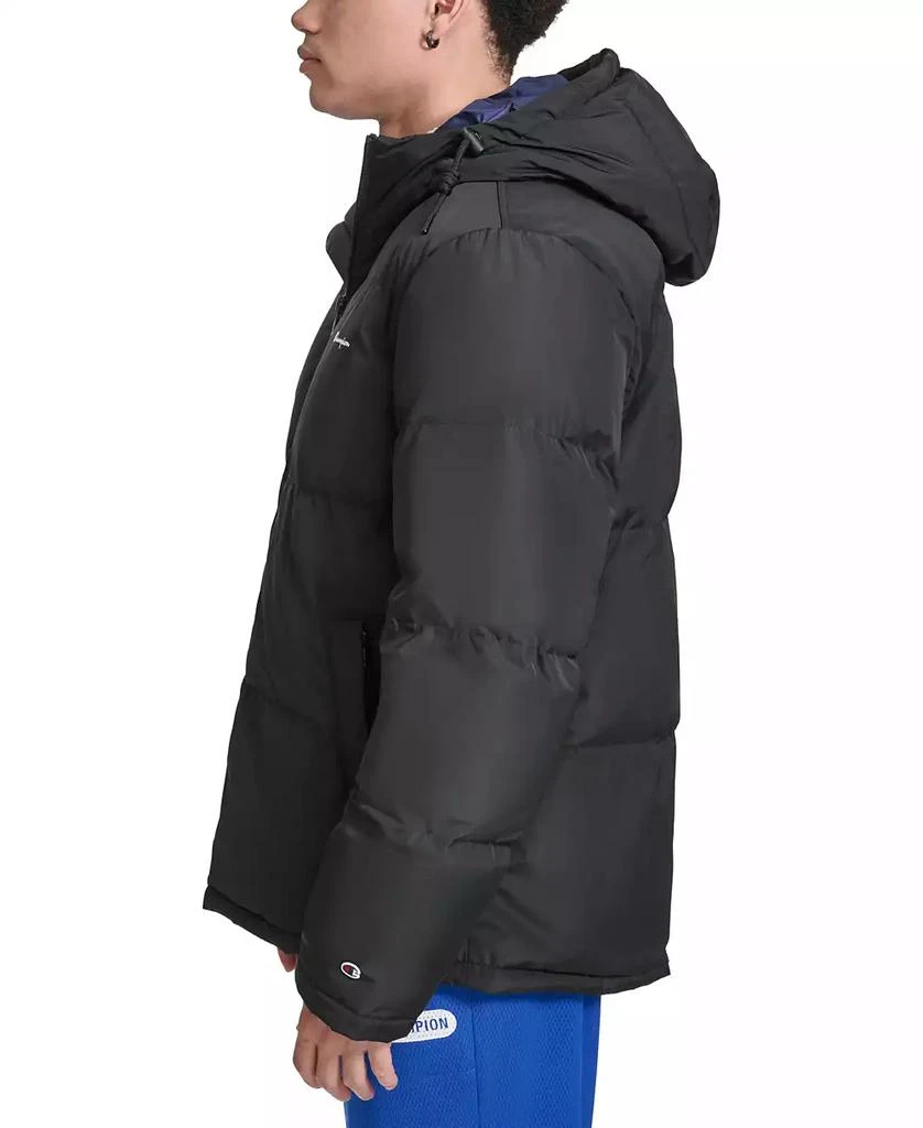 CHAMPION Men's Quilted Full-Zip Hooded Puffer Jacket 3