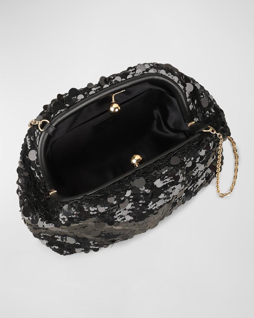 Rafe Aya Sequined Frame Clutch