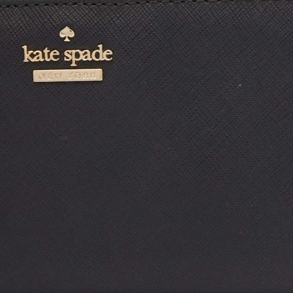 Kate Spade Kate Spade Black Leather Bifold Flap Wallet 5