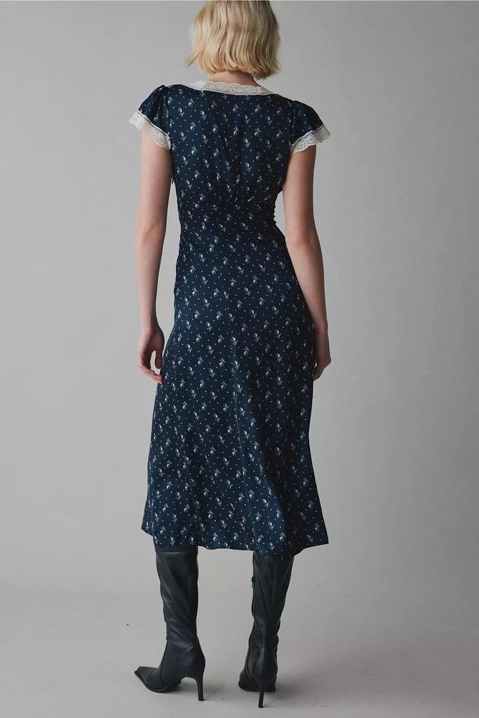 Kimchi Blue Kimchi Blue Faye Lace Trim Button-Down Midi Dress 5