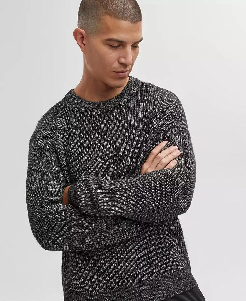 Mode of One Men's Long-Sleeve Relaxed Crewneck Sweater, Created for Macy's 1
