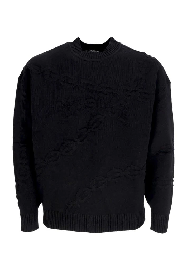 Wasted Paris Men's sweater Chrome Sweater Crewneck Black 1