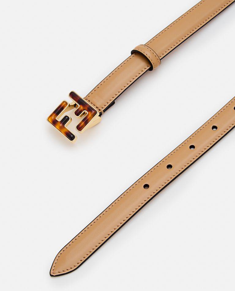 Fendi 2cm Leather Belt With Logo