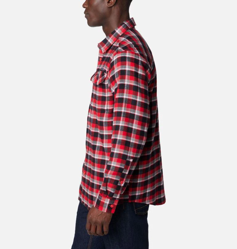 Columbia Columbia Men's Collegiate Flare Gun  Flannel Long Sleeve Shirt - Georgia- 3