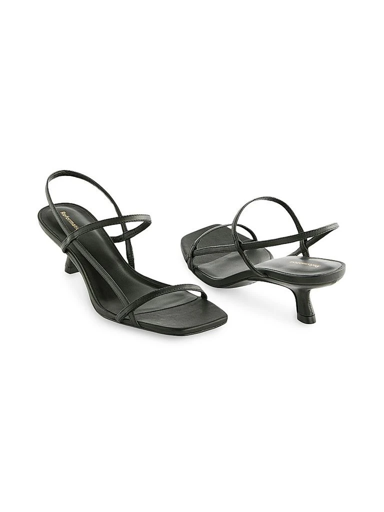 Reformation Serenity Bare 50MM Leather Slingback Sandals 2