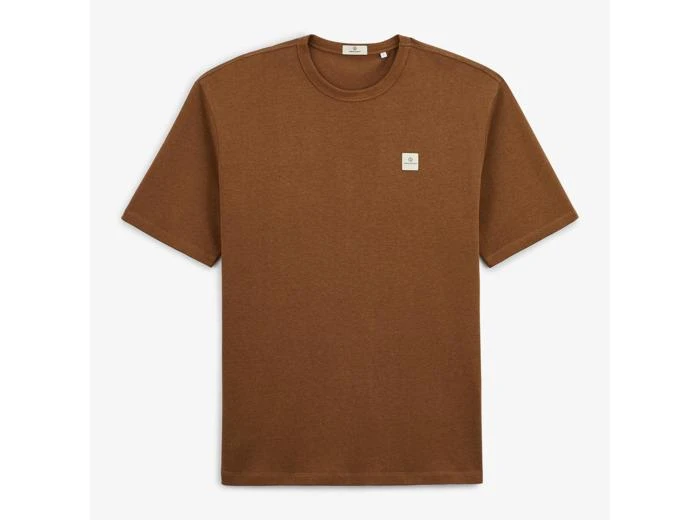 Serge Blanco T-shirt Tylor oversize marron fauve 1