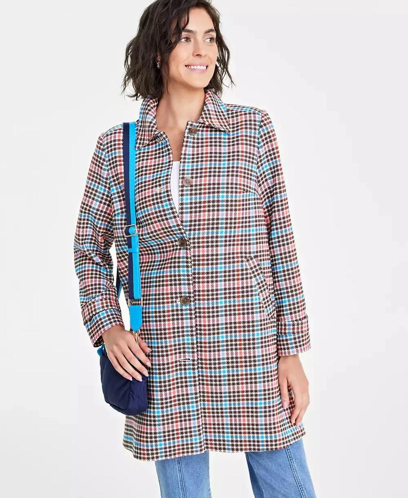 On 34th Women's Plaid Car Coat, Created for Macy's 6