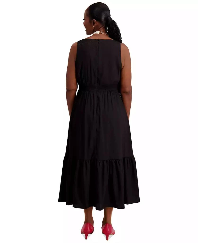 Kasper Women's Tiered Midi Dress, Regular & Plus Sizes 3