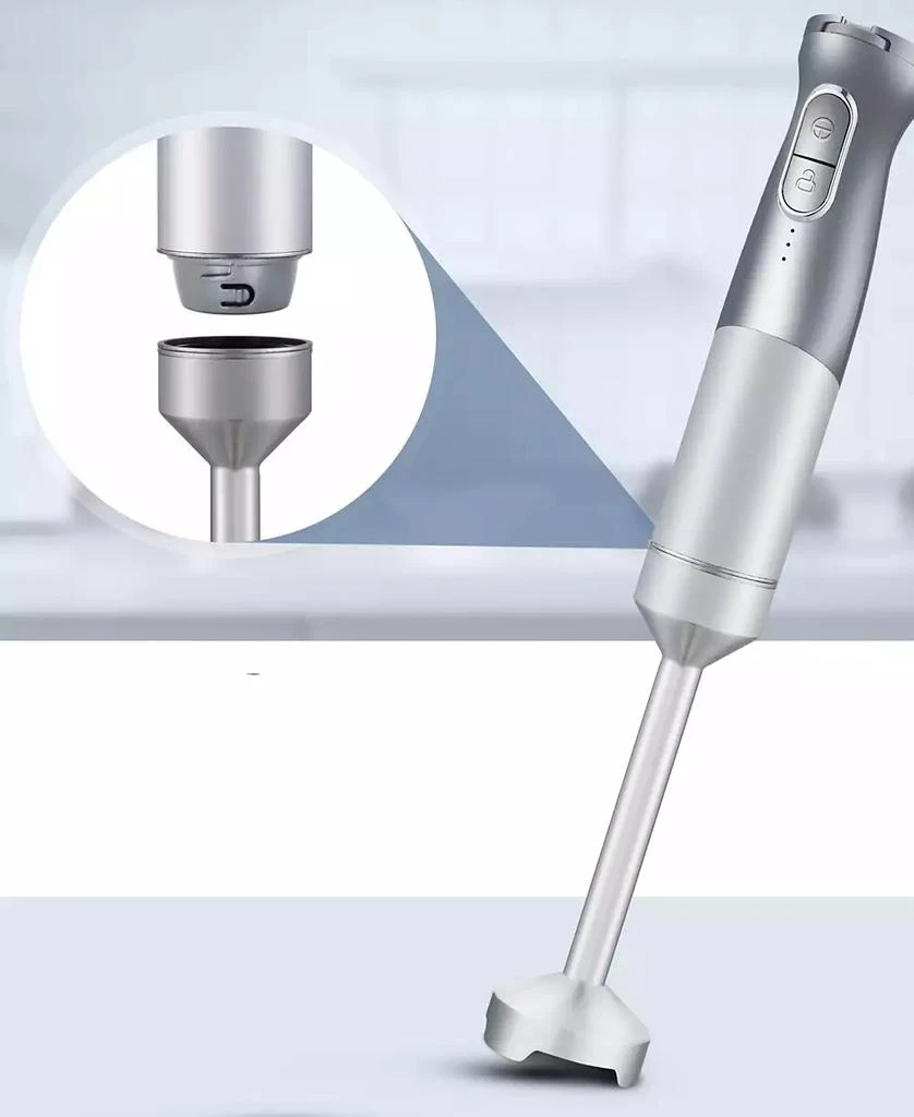 Elite Cuisine 200 Watts Cordless Rechargeable Hand Blender EHB1005 3