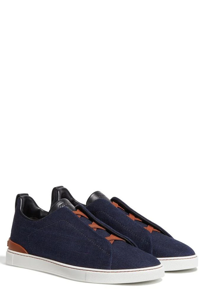 Zegna Zegna Denim Triple Stitch Sneakers 2