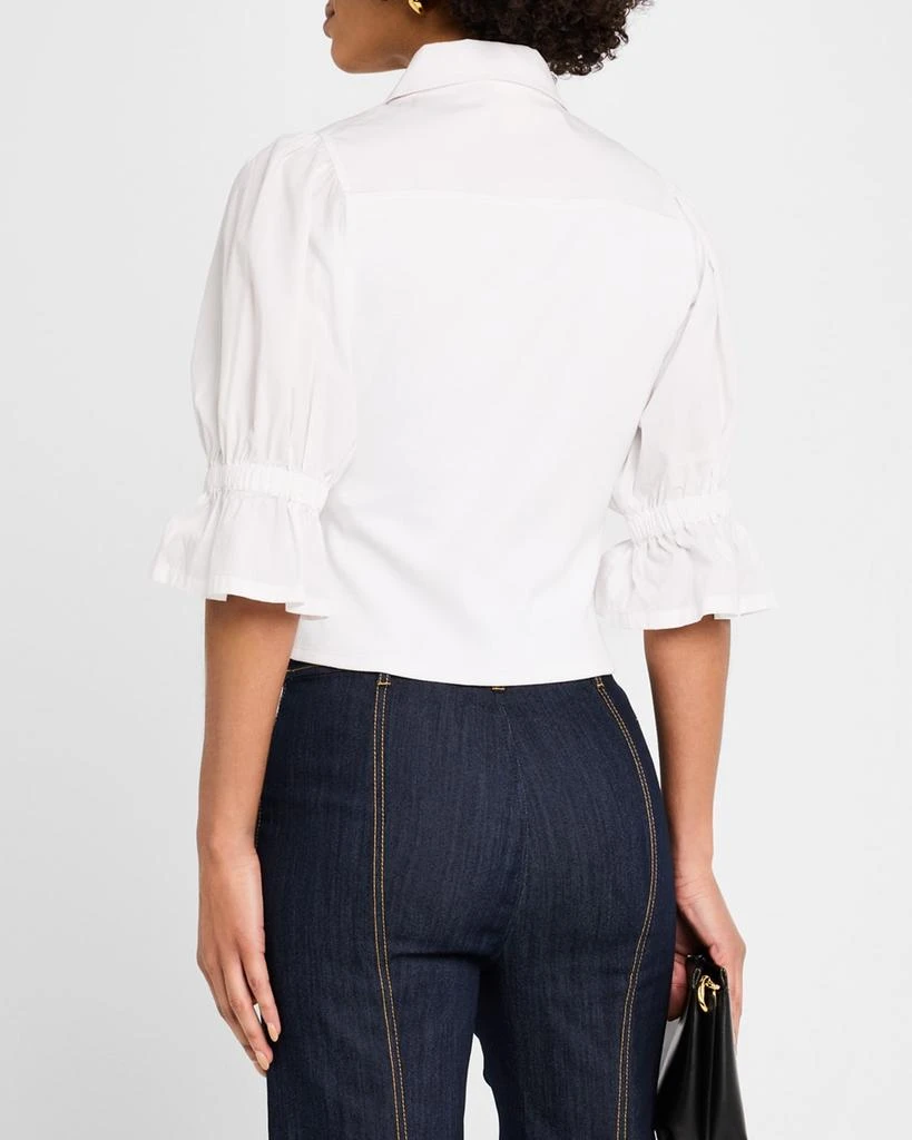 Cinq a Sept Lyric Puff-Sleeve Top 3