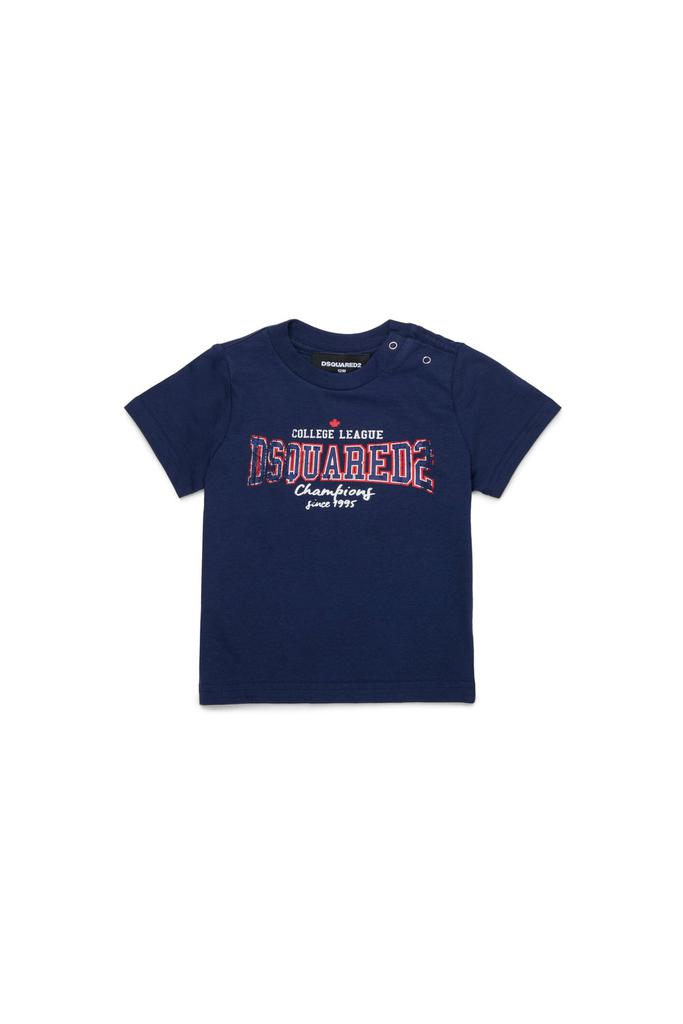Dsquared2 Kids Logo Printed Crewneck T-Shirt – On Sale Now