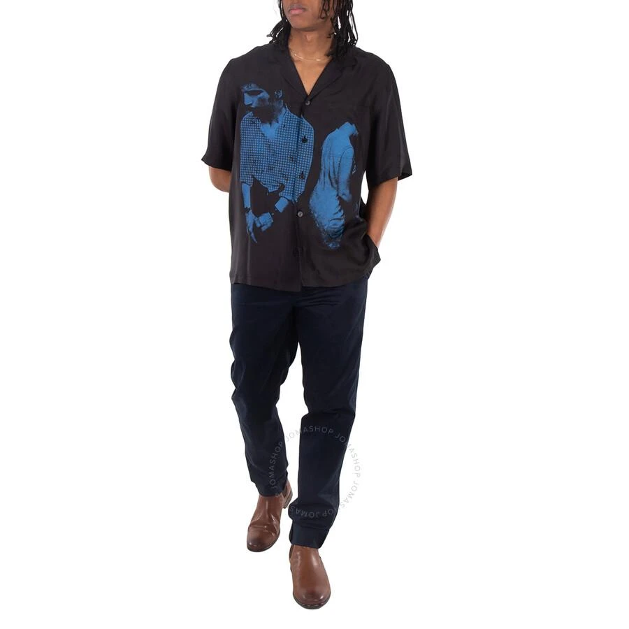Burberry Mod-Print Silk Robias Shirt 1