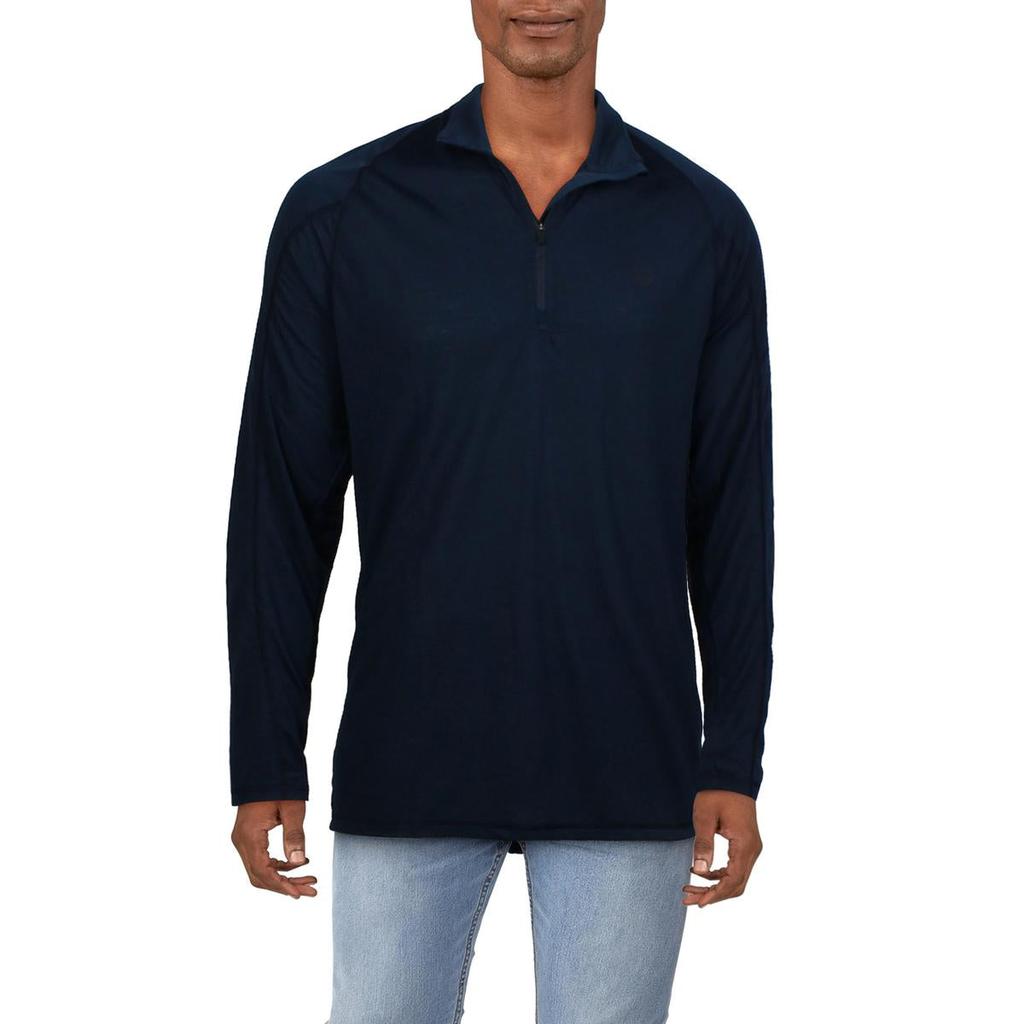 tentree Mens Lightweight Recycled Polyester 3/4 Zip Pullover