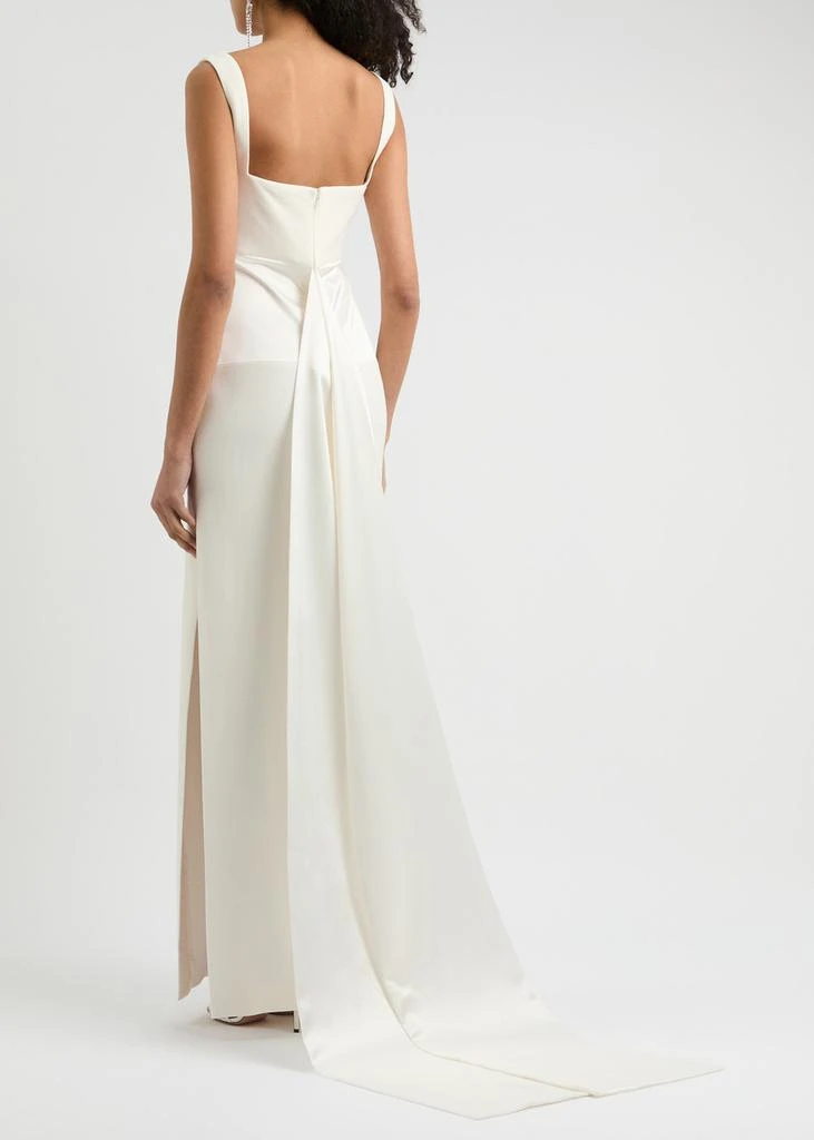 Galvan Fiorentina Bridal draped crepe gown  3