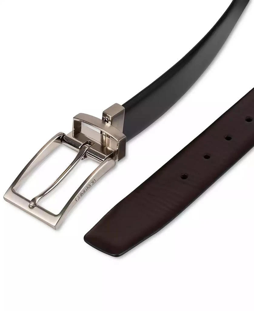 Calvin Klein Men’s Two-In-One Feather Edge Reversible Dress Belt 5